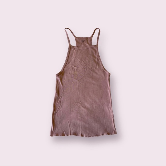Urban Outfitters Out From Under Pink Nude Halter Racerback Tank Top - Picture 1 of 7